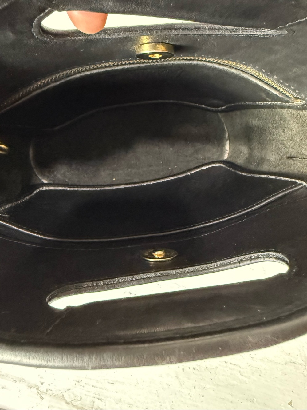 Vintage Coach Mini Shopper Bag Black Leather 9993 USA - Picture 8 of 10